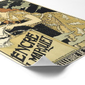 Französische Vintage Jugendstil Poster (Ecke)