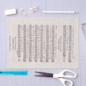 Französische Vintage Noten: Die Vogeldekoupage Seidenpapier (Handwerk)