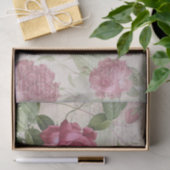 Französische Vintage Rose Ephemera Decoupage Seidenpapier (Geschenk)