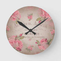 Französische Vintage shabbychische Rose rosa Blume
