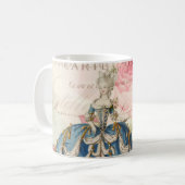 Französische Vintage Tasse der Königin-Marie (Vorderseite Links)