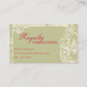 Französische Visitenkarte Le Petite Oh so (Rückseite)