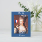 Französische Vive La France Marie Antoinette Postc Postkarte (Stehend Vorderseite)