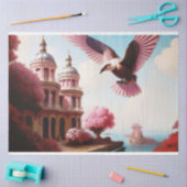 Französische Vogelküste Seidenpapier (Basteln)