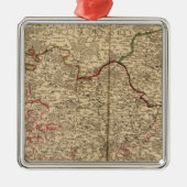 Französische Wälder Silbernes Ornament (Vorne)