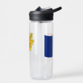 Französische Wappen, Flagge, Frankreich Trinkflasche (Links)