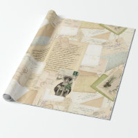 Französische Weihnachtszeit Postkarte Collage