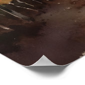 Französische Weinberge Landschaft Kunst, Dichtung  Poster (Ecke)