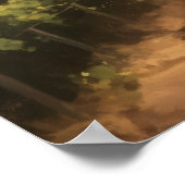 Französische Weinberge Landschaft Kunst, Dichtung Poster (Ecke)