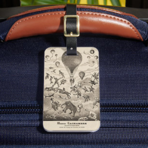 Französische Werbung für Ballonhersteller Gepäckanhänger