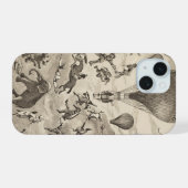 Französische Werbung für Ballonhersteller iPhone 15 Hülle (Rückseite (Horizontal))