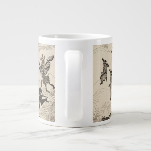 Französische Werbung für Ballonhersteller Jumbo-Tasse (Rückseite)