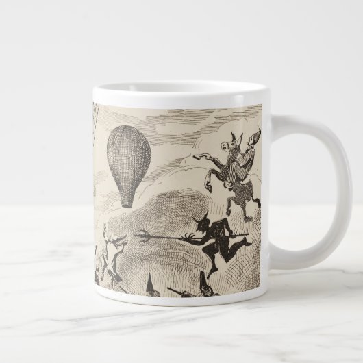 Französische Werbung für Ballonhersteller Jumbo-Tasse (Rechts)