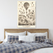 Französische Werbung für Ballonhersteller Leinwanddruck (Insitu (Schlafzimmer))