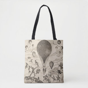 Französische Werbung für Ballonhersteller Tasche