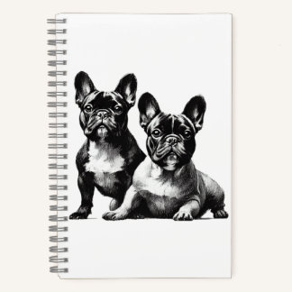 Französische Zeitschrift Bulldog Journal Notizblock