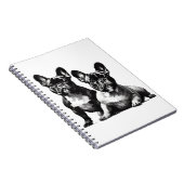 Französische Zeitschrift Bulldog Journal Notizblock (Rechte Seite)