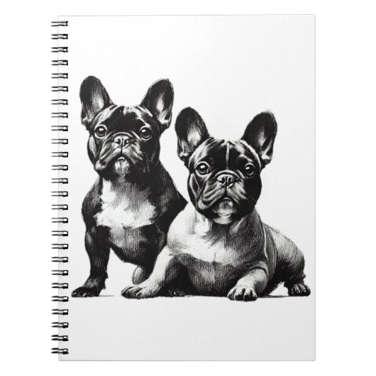 Französische Zeitschrift Bulldog Journal Notizblock (Vorderseite)