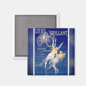 Französische Zeitschrift für Fahrradwerbung (1900) Magnet (Vorderseite/Rückseite)