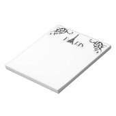 französischer Akzent Notizblock (Rotiert)