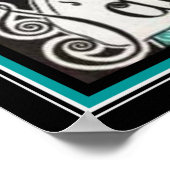 Französischer Art Deco Fox Trot Print 16 x 20 Poster (Ecke)