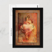 Französischer Ballett Postkarte (Vorne/Hinten)