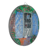 französischer Bauernhof Dartscheibe (Vorderseite Links)