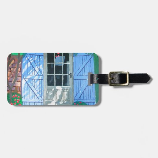 französischer Bauernhof Gepäckanhänger (Vorderseite horizontal)