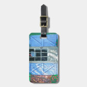 französischer Bauernhof Gepäckanhänger (Vorderseite vertikal)