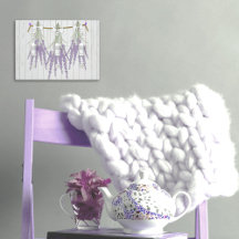 Französischer Bauernhof Lavender Bundles White Bow