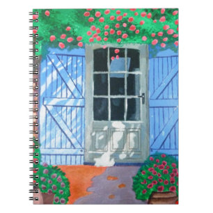 französischer Bauernhof Notizblock