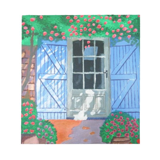 französischer Bauernhof Notizblock (Vorderseite)