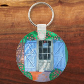 französischer Bauernhof Schlüsselanhänger (Vorderseite)