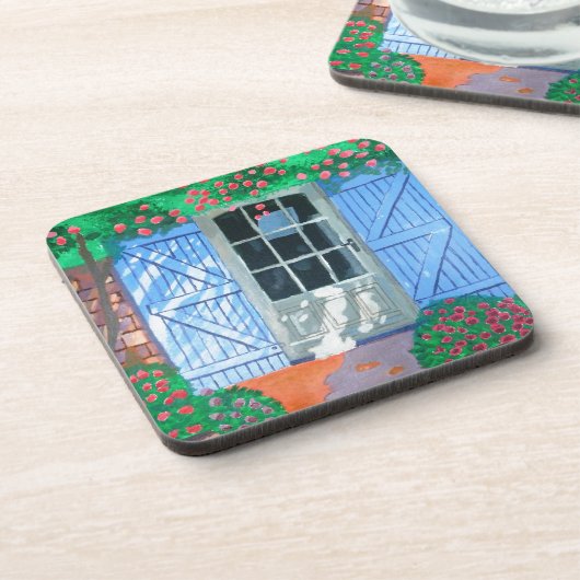 französischer Bauernhof Untersetzer (Linke Seite)