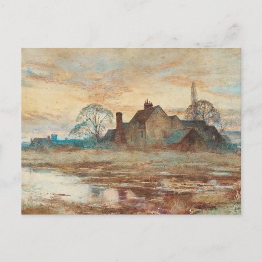 Französischer Bauernhof von Julia Beck Postkarte (Vorderseite)