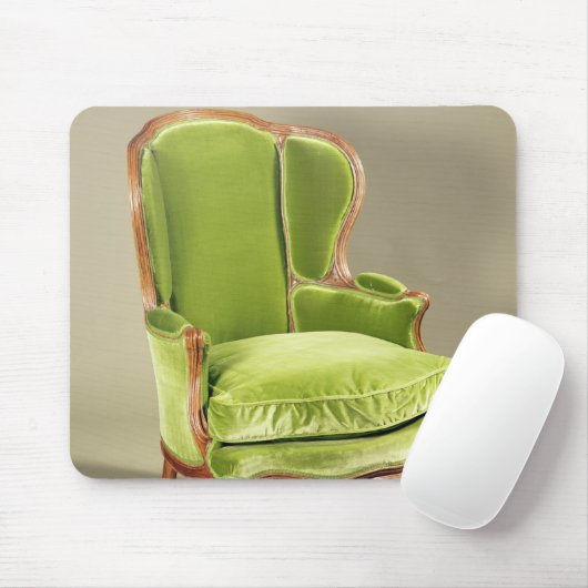 Französischer bergere Stuhl, c.1725 Mousepad (Mit Mouse)