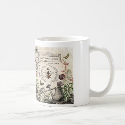 FRANZÖSISCHER BIENEN-GARTEN KAFFEETASSE (Rechts)