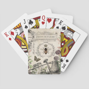 Französischer Bienengarten Spielkarten