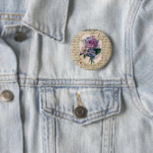 Französischer Blumenstrauß-Button Button (Beispiel)