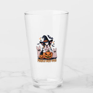 Französischer Boo Hund Süßer Franzose Halloween Ge Glas