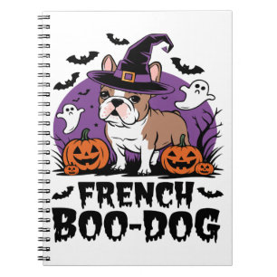 Französischer Boodof - der Spookiest Pup Notizblock