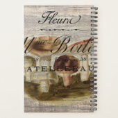 französischer Botanischer Hipster-Waldpilz Planer (Rückseite)