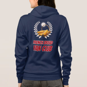 Französischer Brot-Fan-Club Lustiger Foodie-Humor Hoodie