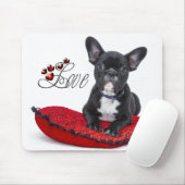 Französischer Bull Dog - Französische Liebe Mousepad (Mit Mouse)