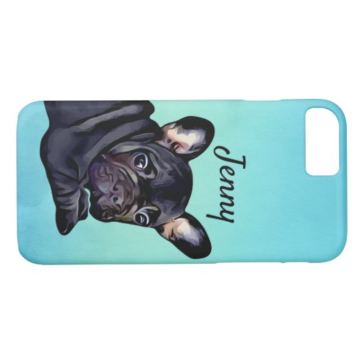 Französischer Bull Dog iPhone / iPad Fall Case-Mate iPhone Hülle (Rückseite (Horizontal))