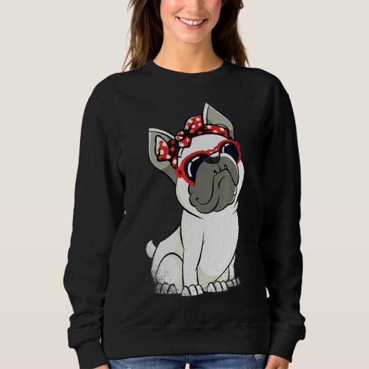 Französischer Bulldog 60 Sweatshirt (Vorderseite)
