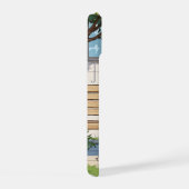 Französischer Bulldog auf einer Bank iPhone 15 Hülle (Rechte Seite)