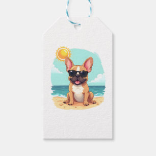 Französischer Bulldog auf Urlaub Geschenkanhänger