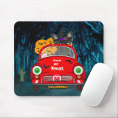 Französischer Bulldog Autofahrer Beängstigend Hall Mousepad (Mit Mouse)