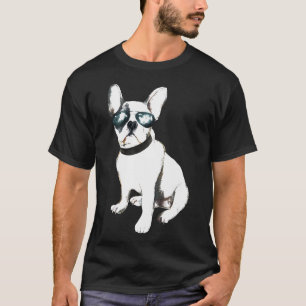 Französischer Bulldog Aviator T-Shirt